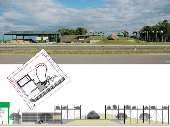 "AKMENŲ KELIAS". Teritorijos sutvarkymo projektas ties keliu Šiauliai-Bubiai. 2004-2005 m.